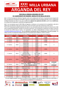 Reglamento - Federación de Atletismo de Madrid