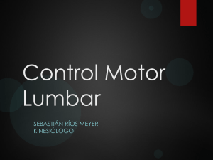 Control Motor Lumbar..