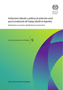 Instituciones laborales y políticas de protección social para la