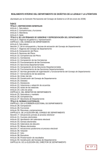 REGLAMENTO INTERNO DEL DEPARTAMENTO DE DIDÁCTICA