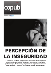 percepción de la inseguridad