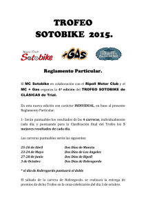 Trofeo Sotobike 2015 Reglamento Definitivo