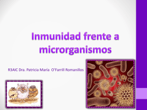 Inmunidad frente a microganismos
