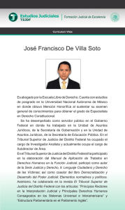 José Francisco De Villa Soto - Instituto de Estudios Judiciales