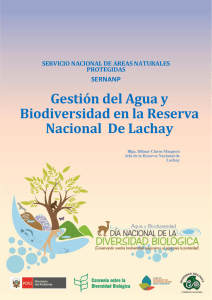 Gestión del Agua y Biodiversidad en la Reserva Nacional De Lachay