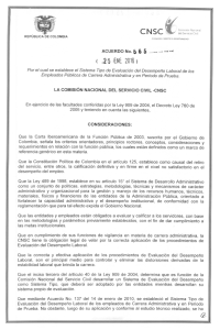 Acuerdo 565 de 2016 - Comisión Nacional del Servicio Civil