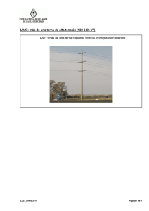 LA27: más de una terna de alta tensión (132 ó 66 kV) LA27: más de