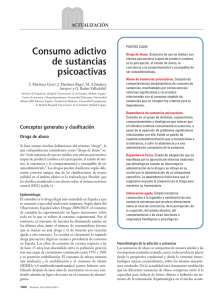 Consumo adictivo de sustancias psicoactivas