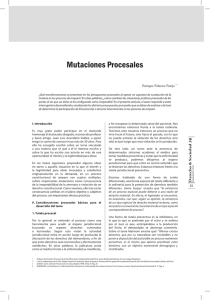 Mutaciones Procesales - Revistas PUCP