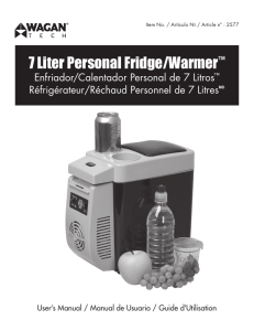 7 Liter Personal Fridge/Warmer™