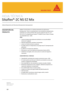 HOJA TÉCNICA Sikaflex®-2C NS EZ Mix