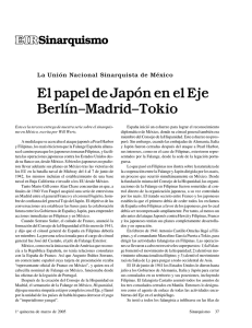 El papel de Japó nenelEje Berlín–Madrid–Tokio