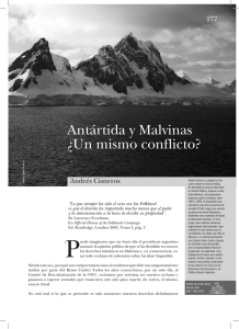 Antártida y Malvinas ¿Un mismo conflicto?
