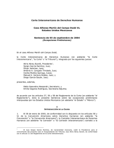 Corte Interamericana de Derechos Humanos Caso Alfonso Martín