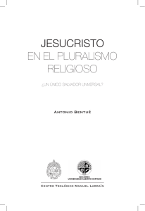 JESUCRISTO EN EL PLURALISMO RELIGIOSO