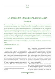 la política comercial brasileña