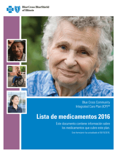 Lista de Medicamentos - Blue Cross and Blue Shield of Illinois