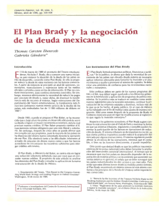 Plan Brady - revista de comercio exterior