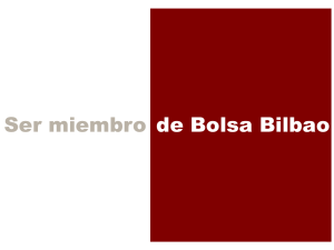 Cómo ser Miembro - Bolsa de Bilbao