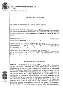 Reclamación por caída en paso de peatones sito entre las calles…