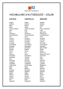 VOCABULARI D`AUTOEDICI&Oacute; &ndash; COLOR