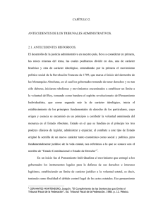 CAPÍTULO 2. ANTECEDENTES DE LOS TRIBUNALES