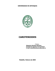 carotenoides - Universidad de Antioquia