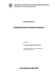 Programa Consolidación - Universidad Complutense de Madrid