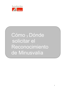 ¿ Cómo y dónde solicitar el reconocimiento de Minusvalía