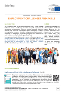 employment challenges and skills - European Parliament