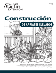 DE ARRIATES ELEVADOS Construcción