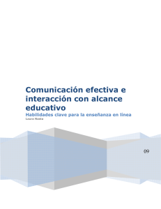 Comunicación efectiva e interacción con alcance educativo