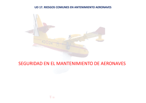 UD17 Riesgos comunes en mantenimiento aeronaves