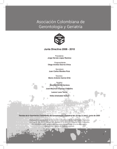 Junio de 2009 - Asociación Colombiana de Gerontología y Geriatría