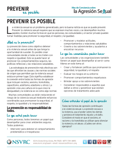 Prevenir es Posible! - National Sexual Violence Resource Center