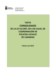 Ley 6/1997, de 4 de julio, de coordinación de Policías Locales de