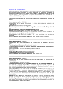 Normas de conservación - Universidad Pública de Navarra