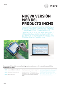 nueva versión web del producto incms