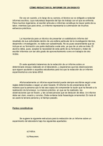 C&oacute;mo Redactar un Informe de Ensayo: Gu&iacute;a Completa