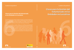 Claves para la Gestión del Voluntariado en las Entidades no