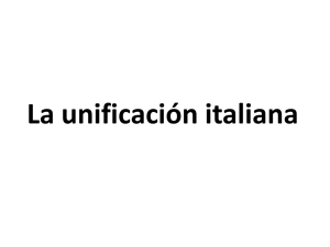 ITALIA ANTES DE LA UNIFICACIÓN