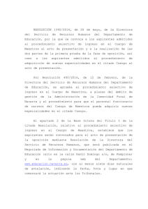 Resolucion Acto Presentacion Oposiciones Navarra