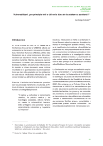 un principio fútil o útil en la ética de la asistencia sanitaria?