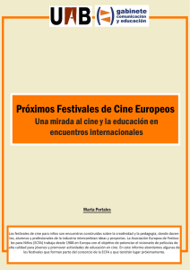 Próximos Festivales de Cine Europeos