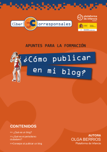 ¿Cómo publicar en mi blog?