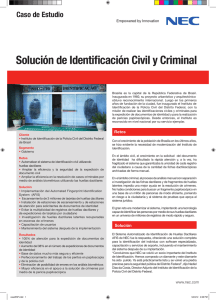 Solución de Identificación Civil y Criminal