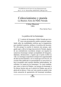 Coleccionismo y poesía : La Buenos Aires de Pablo