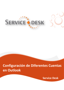 Configuración de Diferentes Cuentas en Outlook