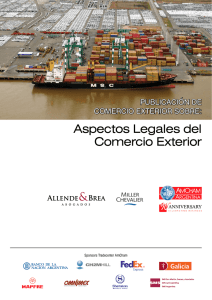 Aspectos Legales del Comercio Exterior