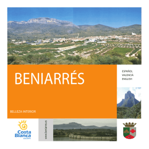beniarrés - Costa Blanca